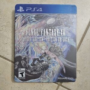 PS4 Final Fantasy XV Deluxe Steel Case Edition